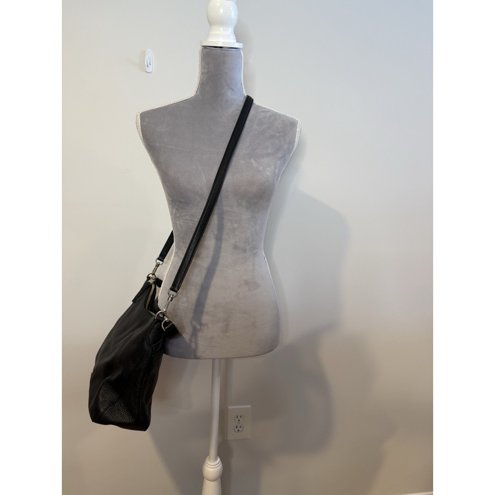 Kate Spade New York Black Pebbled Leather Shoulder Bag Polly Medium Crossbody - Picture 8 of 16